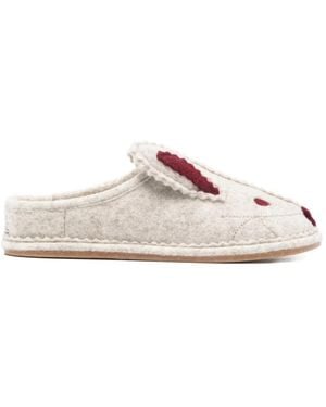 Bode Chaussons À Design De Lapin - White