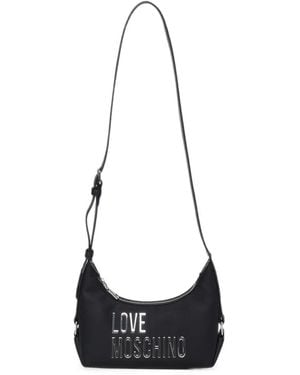 Love Moschino Bolso De Hombro Con Placa Del Logo - Blanco