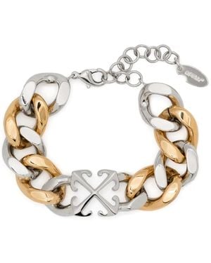 Off-White c/o Virgil Abloh Schakelarmband Met Arrow-Detail - Metallic