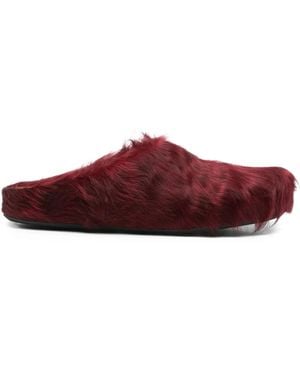 Marni Mules Footbed - Red