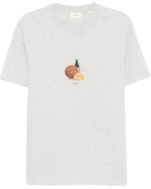 Les Deux Graphic-Print T-Shirt - White