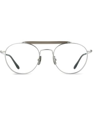 Yellows Plus Travis Brille Mit Rundem Gestell - Weiß
