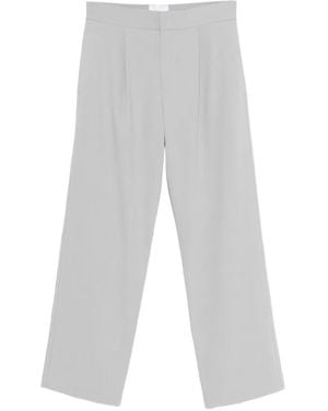 Bonsai Pantalones Plisados - Blanco