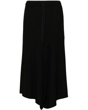 Yohji Yamamoto ジップディテール ショートパンツ - ブラック