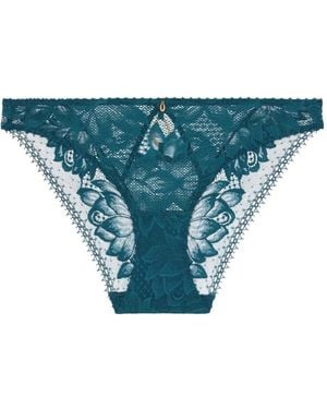 Aubade Flawless Love Lace Briefs - Blue