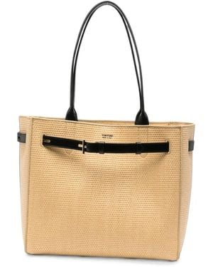 Tom Ford Woven Tote Bag - Natural