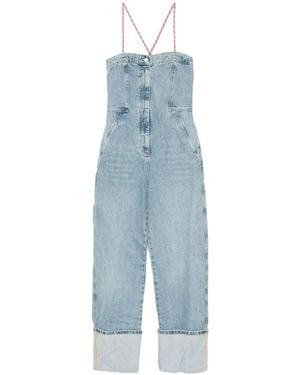 Moschino デニム ジャンプスーツ - ブルー