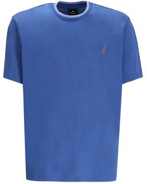 Paul Smith Embroidered T-Shirt - Blue