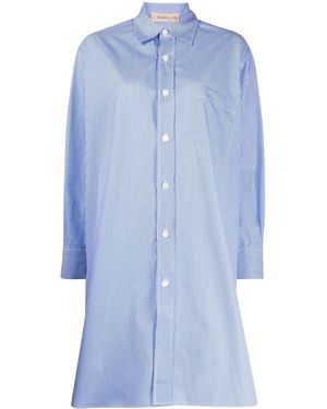 Blanca Vita Aloe Oversized Shirt - Blue