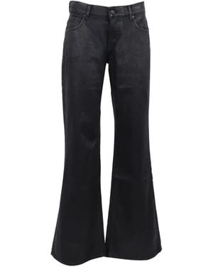 7 For All Mankind ファイブポケット フレアジーンズ - ブラック