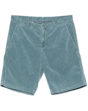 Massimo Alba Vela Corduroy Shorts - Blue