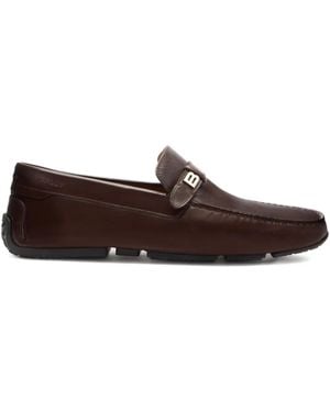 Bally Men\'s Brown Pievo Driving Shoes Bally Wolter Leather Driver in Brown for Men | Lyst main image 3