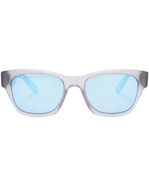Maui Jim Valley Isle Square-Frame Sunglasses - Blue