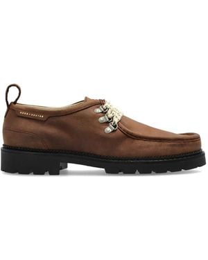 Duke & Dexter Moby Lace-Up Leather Shoes - Brown