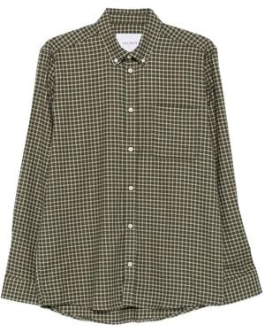 Les Deux Check Flannel Shirt - Green