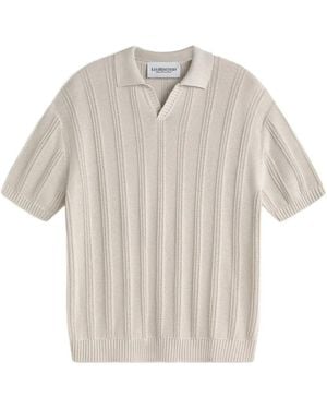LES HÉRITIERS Ribbed T-Shirt - White