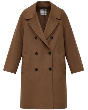 Max Mara Abrigo Magnolia - Marrón