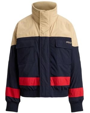 Polo Ralph Lauren Lightweight Colour-Blocked Ski Jacket - Blue