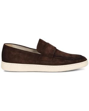 Corvari Mocassins Faits Main - Brown