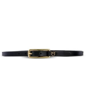 Pinko Leather Belt - White