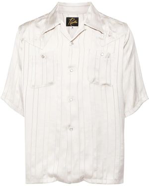 Needles Chemise À Broderies Papillon - Blanc