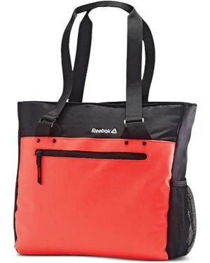 Reebok Delta Studio Wos Logo-Detail Tote Bag - Red