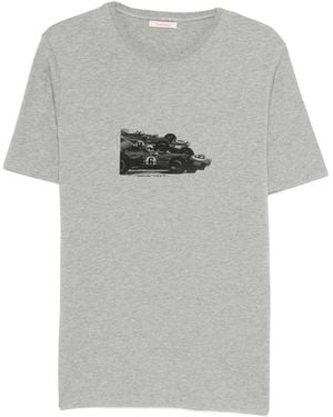 Sartoria Tramarossa Justin Graphic-Print T-Shirt - Grey