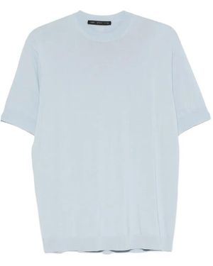 Low Brand Short-Sleeve T-Shirt - Blue
