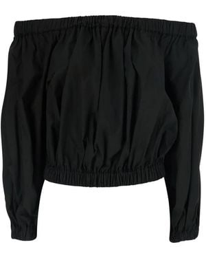 Jucca Top Con Hombros Descubiertos - Negro