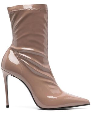 Le Silla Eva 100Mm Ankle Boots - Marrone