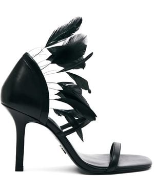 Patrizia Pepe Essential Fly Sandals - Black