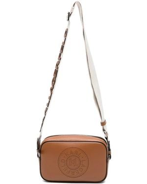 KARL LAGERFELD K/Circle Perforated Mini Bag - White