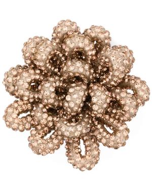 Rosantica Embellished-Flower Earring - White