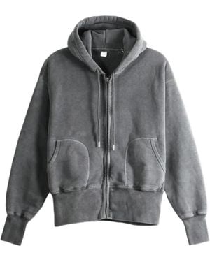 TAIGA TAKAHASHI Hoodie Lot.615 À Fermeture Zippée - Grey