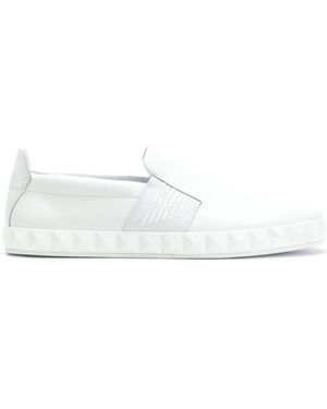 Emporio Armani Slip-on Trainers - White