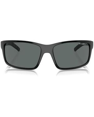 Arnette Fastball Rectangle-Frame Sunglasses - Grey