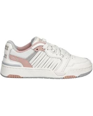 K-swiss Si-18 Rival Striped Panel Sneakers - White