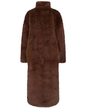 Frankie Shop Ravello Faux-Fur Coat - Braun