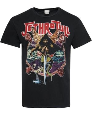 MadeWorn Jethro Tull Katoenen T-Shirt Met Grafische Print - Zwart