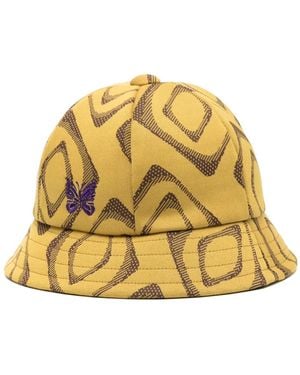 Needles Cappello Bucket Con Stampa - Metallizzato