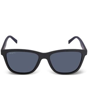 Ferragamo Square-Frame Full-Rim Sunglasses - Blue