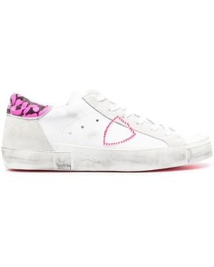 Philippe Model Sneakers Mit Logo - Weiß