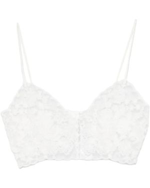 Ermanno Scervino Corpiño De Encaje - Blanco