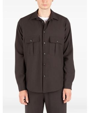 Societe Anonyme Pocket Flap Shirt - Grey