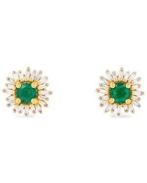 Suzanne Kalan Orecchini A Bottone - Verde