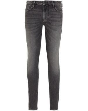 Emporio Armani Denim Cotton Jeans - Grey