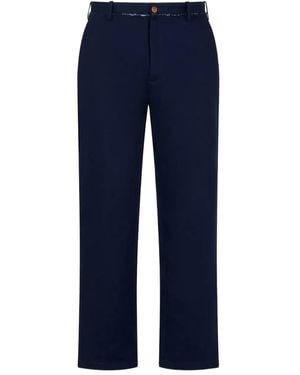 Marni Tailored Straight-Leg Trousers - Blue