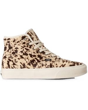 Vans Authentic Hi 2.0 Pony-Hair Trainers - Natural