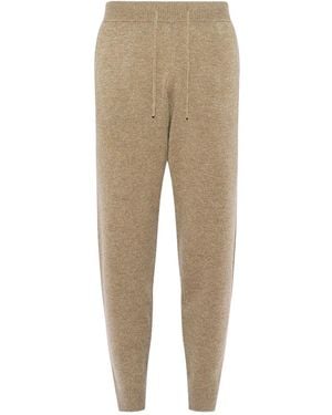 Yves Salomon Knit Joggers - Natural