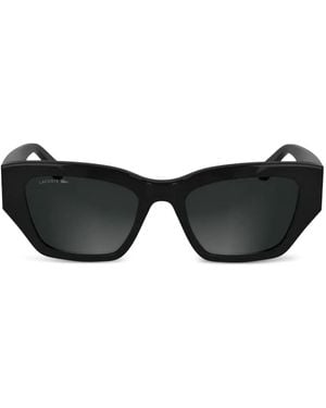 Lacoste Geometric-Frame Sunglasses - Black